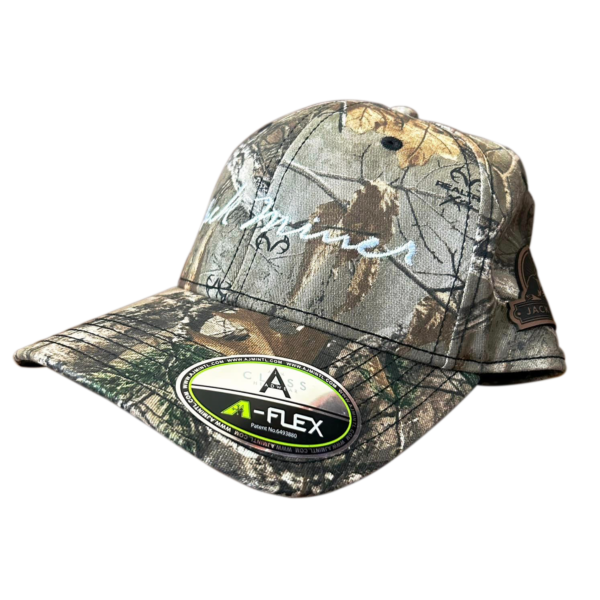 "RealTree" White Signature Camo Hat